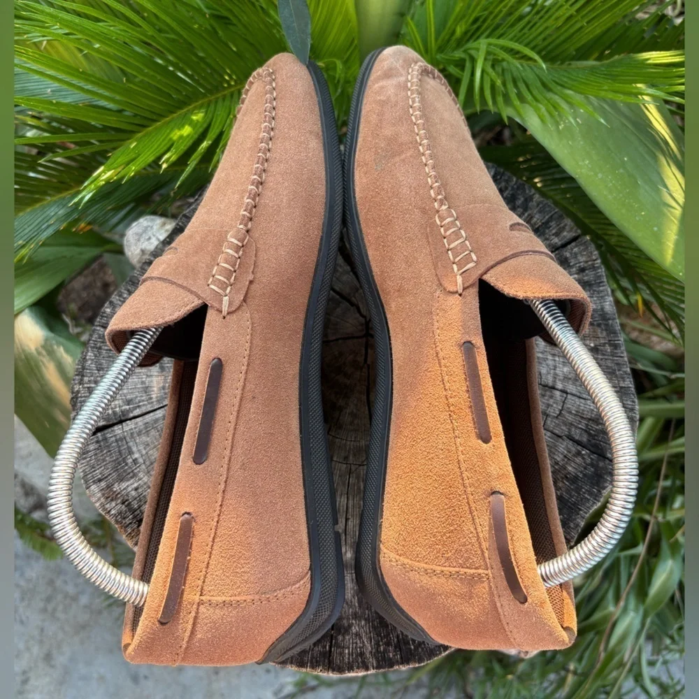 NEW Lamo Men's Connor Penny Loafer Moccasin In Chestnut | Size 10